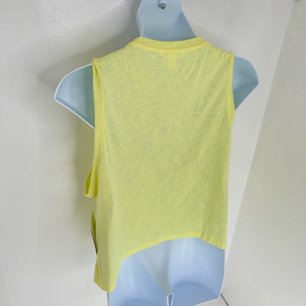 Athleta NWT Breezy Twist‎ Tank Top Size 3X Yellow Lightweight NEW Athleisure - Picture 10 of 14